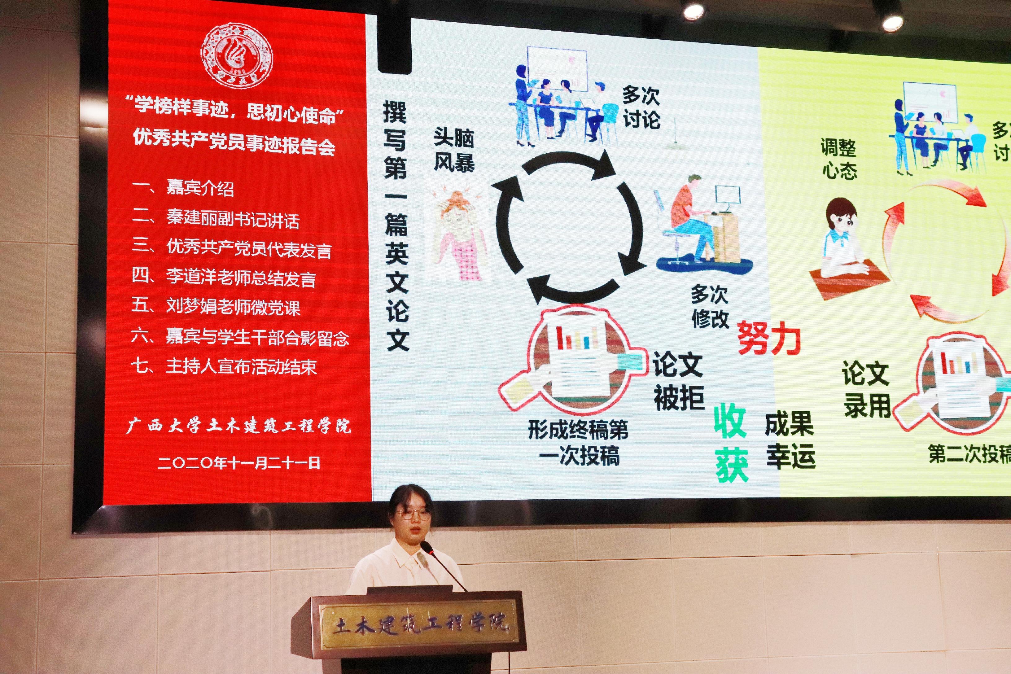说明: E:\土木宣传部\德赢Vwin官方区域合作伙伴优秀学生党员先进事迹报告会照片\优秀学生党员代表发言 (3).jpg